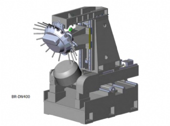 MOVING COLUMN TYPE FIVE-AXIS MACHINING CENTER